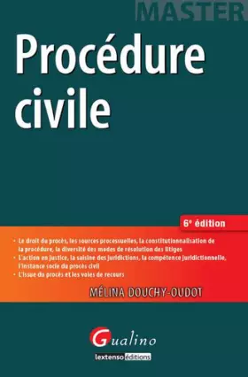 Couverture du produit · Procédure civile