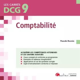 Couverture du produit · DCG 9 - Comptabilité: Cours et applications corrigées
