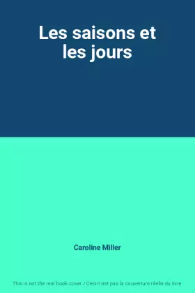 Couverture du produit · Les saisons et les jours
