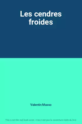 Couverture du produit · Les cendres froides