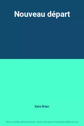 Couverture du produit · Nouveau départ