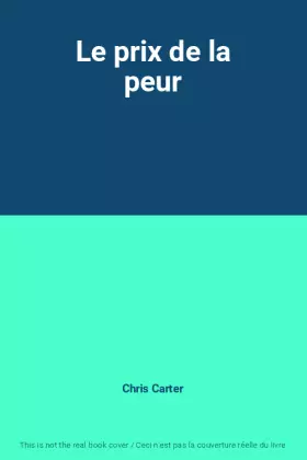 Couverture du produit · Le prix de la peur