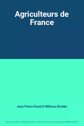 Couverture du produit · Agriculteurs de France