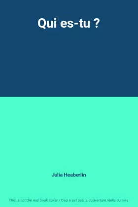 Couverture du produit · Qui es-tu ?