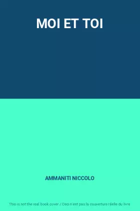 Couverture du produit · MOI ET TOI