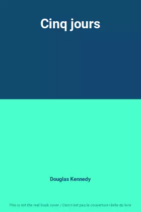 Couverture du produit · Cinq jours