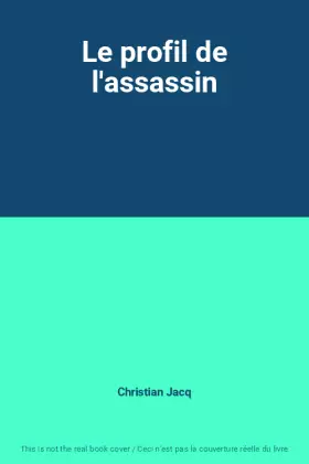 Couverture du produit · Le profil de l'assassin