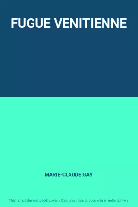 Couverture du produit · FUGUE VENITIENNE
