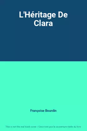 Couverture du produit · L'Héritage De Clara