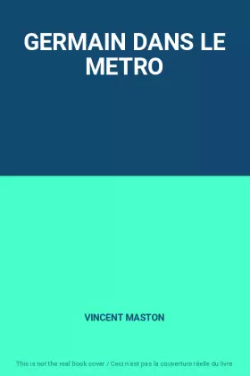Couverture du produit · GERMAIN DANS LE METRO