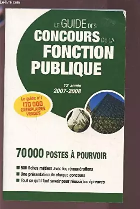 Couverture du produit · Le guide des concours de la fonction publique
