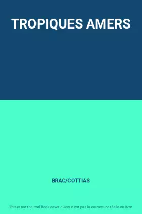 Couverture du produit · TROPIQUES AMERS