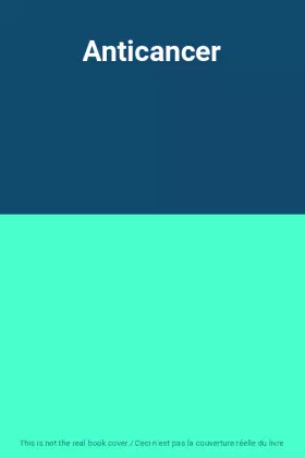 Couverture du produit · Anticancer
