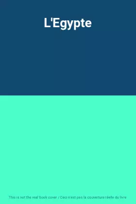Couverture du produit · L'Egypte
