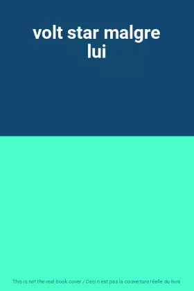 Couverture du produit · volt star malgre lui