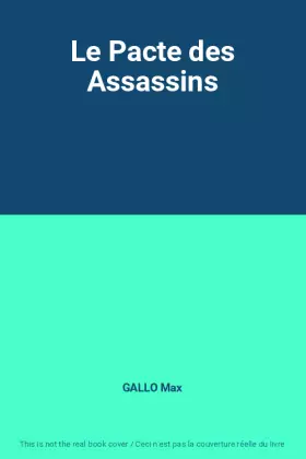 Couverture du produit · Le Pacte des Assassins