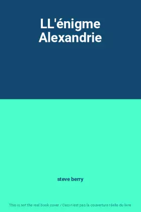 Couverture du produit · LL'énigme Alexandrie