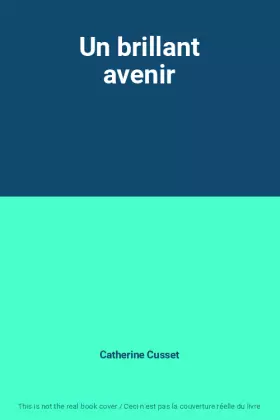 Couverture du produit · Un brillant avenir