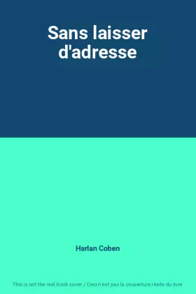 Couverture du produit · Sans laisser d'adresse