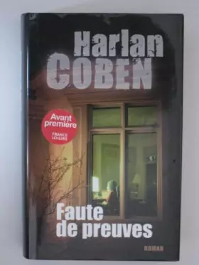 Couverture du produit · Faute de preuves