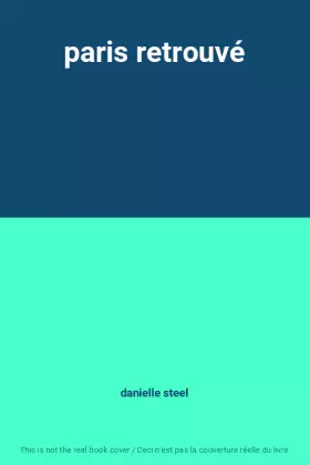 Couverture du produit · paris retrouvé