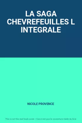 Couverture du produit · LA SAGA CHEVREFEUILLES L INTEGRALE