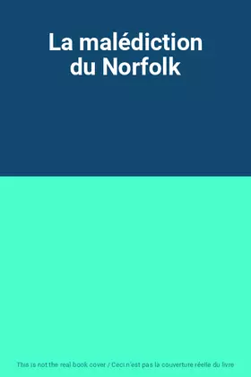 Couverture du produit · La malédiction du Norfolk