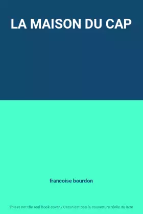 Couverture du produit · LA MAISON DU CAP