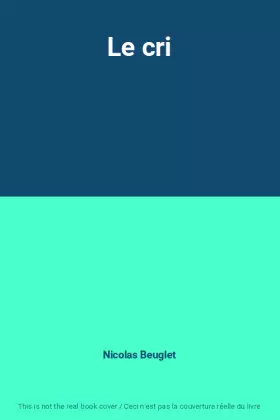 Couverture du produit · Le cri