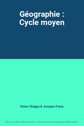 Couverture du produit · Géographie : Cycle moyen
