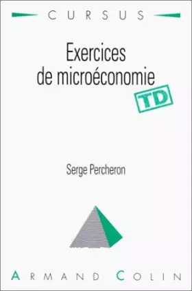 Couverture du produit · Exercices de microéconomie