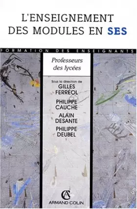 Couverture du produit · ENSEIGNEMENT MODULES EN SC ECO    (Ancienne Edition)