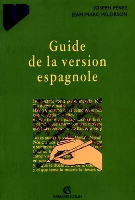 Couverture du produit · Guide de la version espagnole