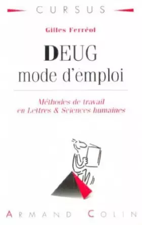 Couverture du produit · DEUG mode d'emploi : Méthodes de travail en lettres & sciences humaines