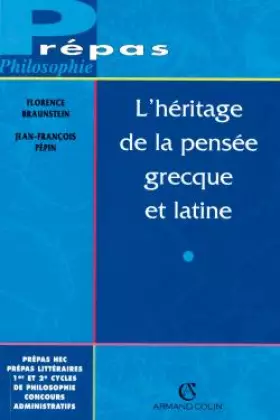 Couverture du produit · L'héritage de la pensee grecque et latine