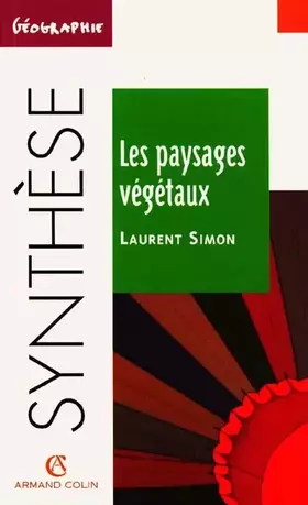 Couverture du produit · Les paysages végétaux
