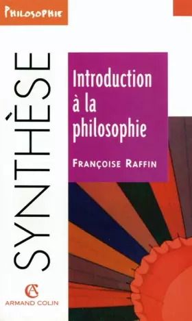 Couverture du produit · Introduction à la philosophie