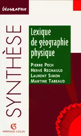 Couverture du produit · Lexique de géographie physique