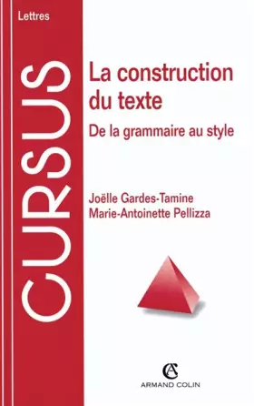 Couverture du produit · La Construction du texte