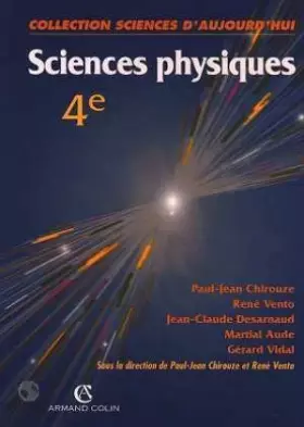 Couverture du produit · Sciences physiques, 4e