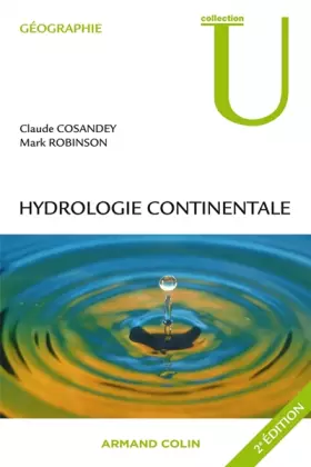 Couverture du produit · Hydrologie continentale