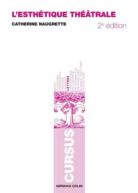 Couverture du produit · L'esthétique théâtrale