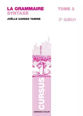 Couverture du produit · La grammaire T2 - 5e éd. - Syntaxe: Syntaxe