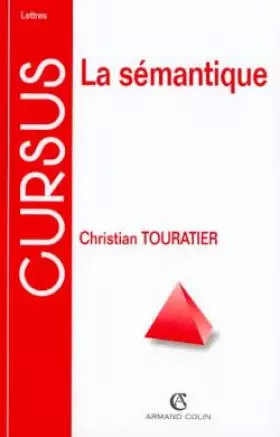 Couverture du produit · La sémantique
