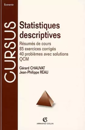 Couverture du produit · STATISTIQUES DESCRIPTIVES 5ED