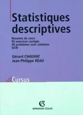 Couverture du produit · Statistiques descriptives