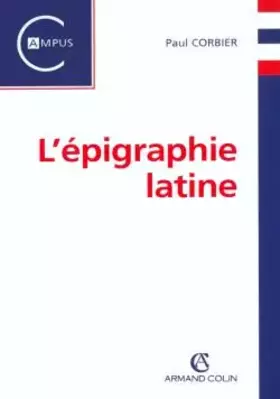 Couverture du produit · L'Epigraphie latine