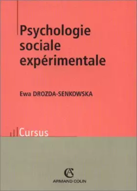 Couverture du produit · Psychologie sociale expérimentale
