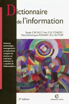 Couverture du produit · Dictionnaire de l'information
