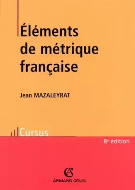 Couverture du produit · Eléments de métrique française